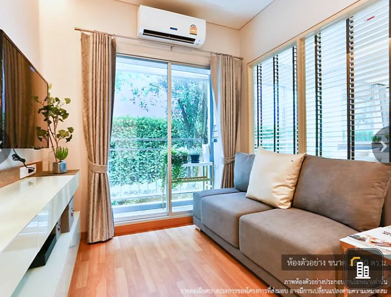 Sale down payment Lumpini Condo, LPN Park, Vibhavadi, Chatuchak, 1 Bed, fully furnished, high floor room, open view overlooking Chatuchak Park.
