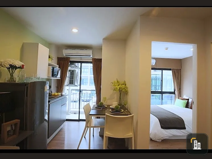 Condo for rent, Hallmark Ngamwongwan, nice room, good size, 8th floor, beautiful view, bang, hurry to book