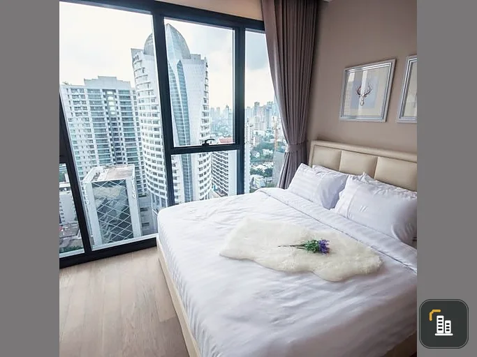 For sale, rent, Ashton Asoke, spacious room modern style With complete set of electrical appliances. Hurry up to reserve now.