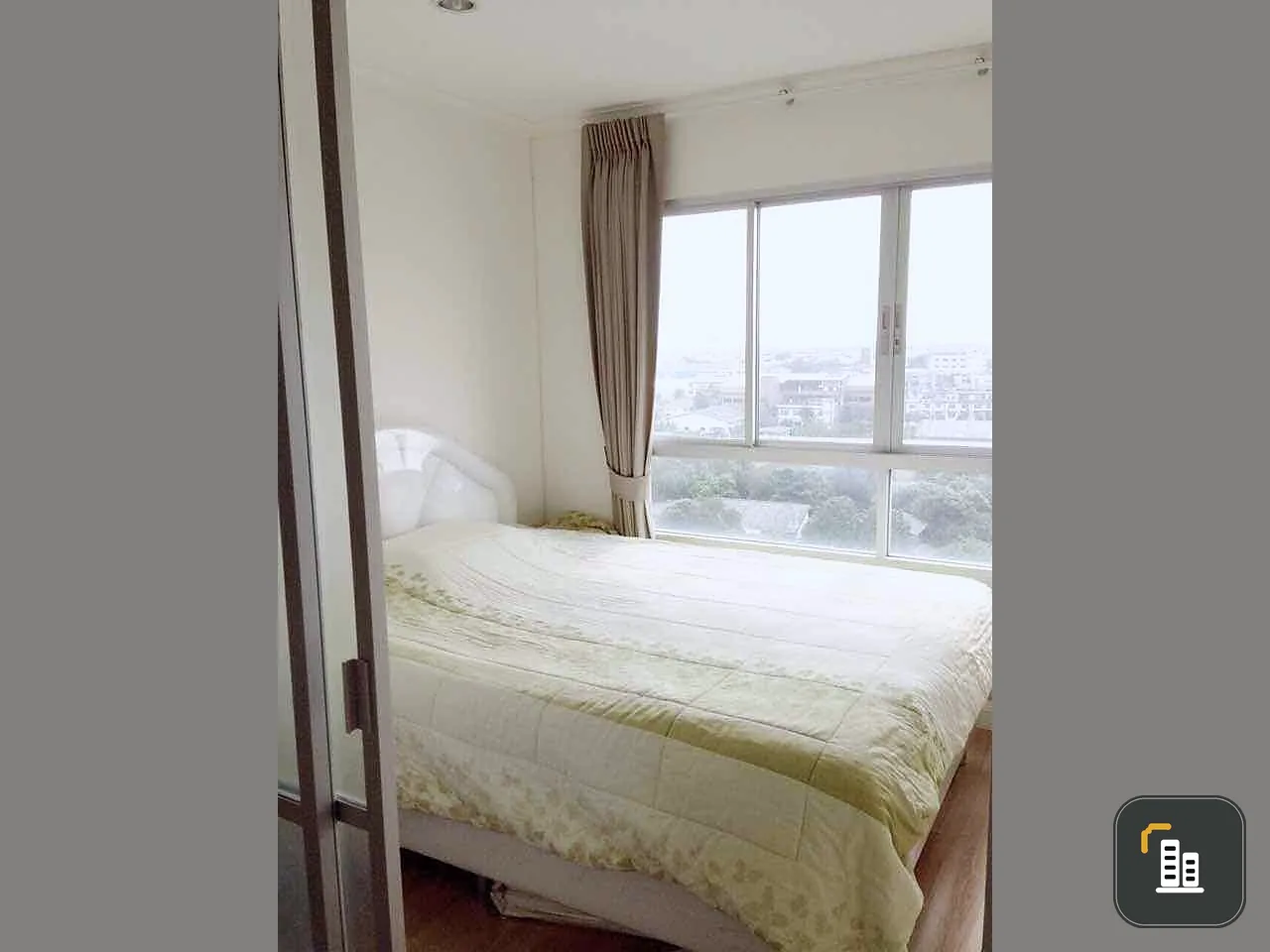 Urgent sale, Condo Lumpini Ville Ratburana-River View, corner room, fully furnished, comfortable, not hot, guaranteed worth it