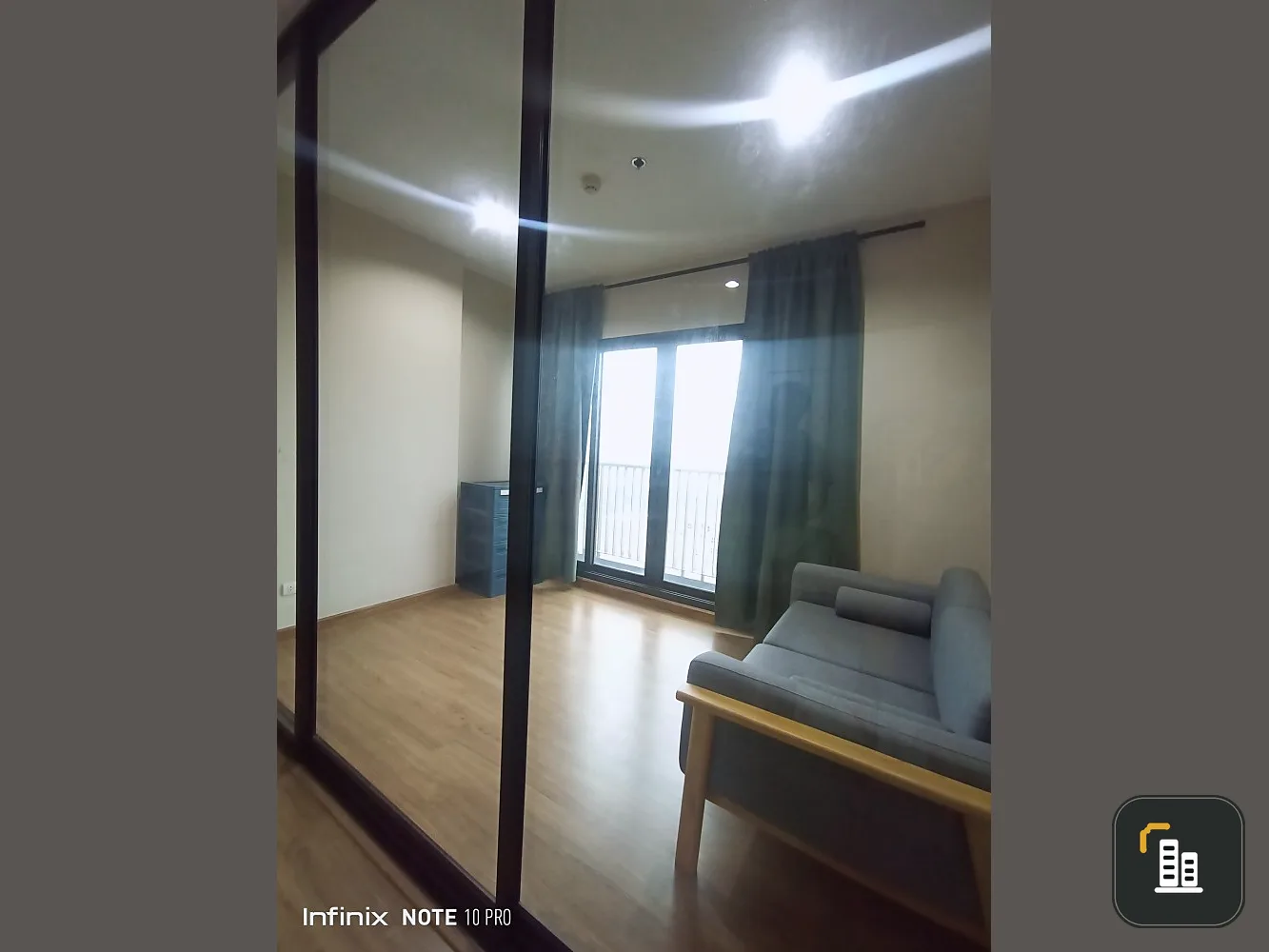 Condo for sale, Tree Rio Bang O, empty room, size 30 sq m, floor 12A with complete facilities, you can book now.
