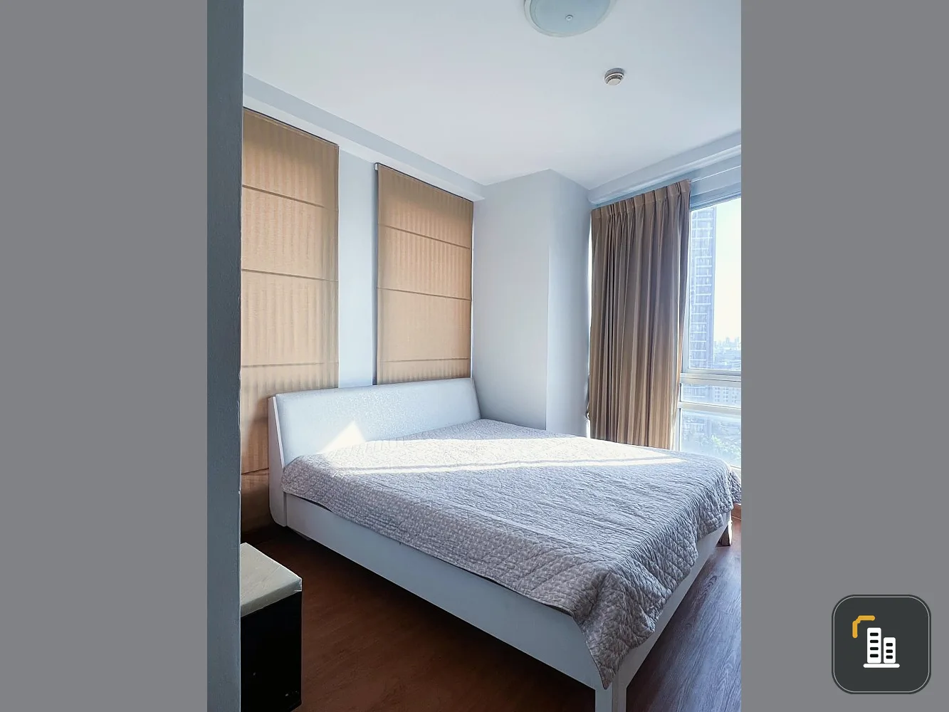 Condo for rent, The Zest Ladprao, 2 bedrooms, 2 bathrooms, nice decoration Comes with a large sofa, don't miss it