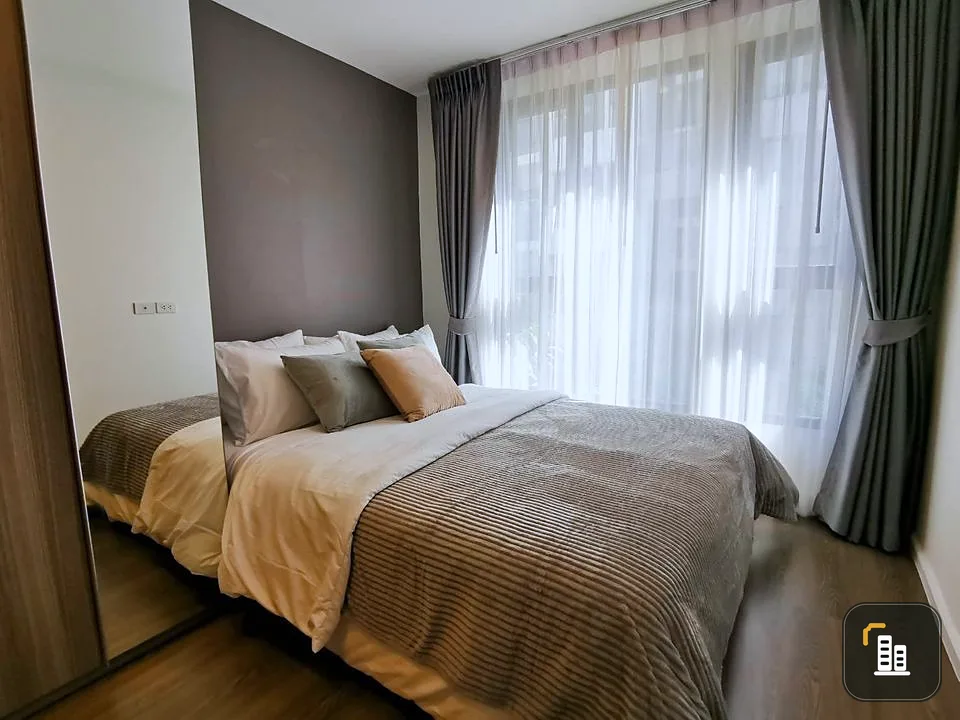 Sell, rent, The Origin Ramintra 83 Station, newly decorated room, modern style, fully furnished, ready to move in, book now.