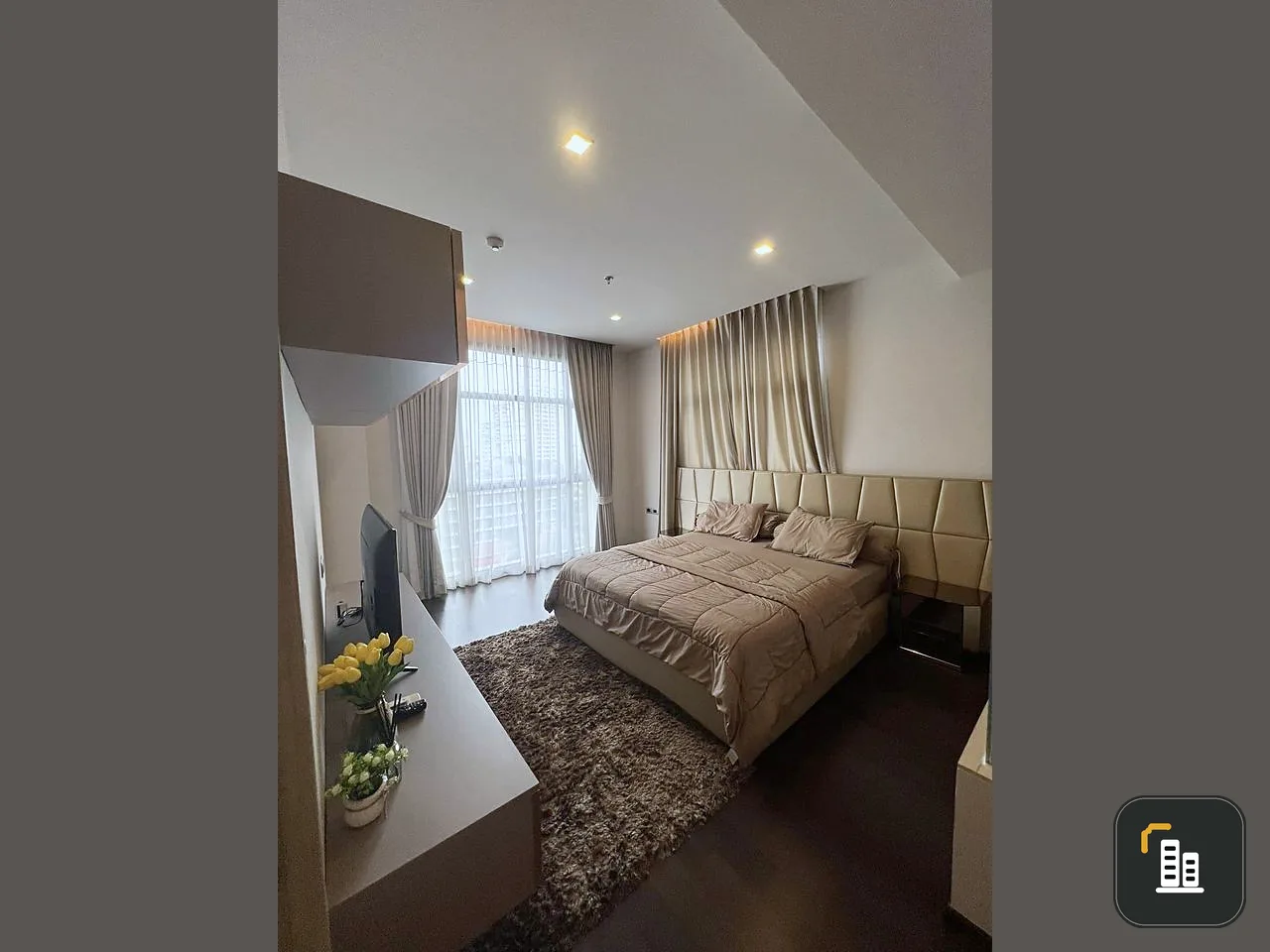 Sell Condo for the Turte Nine, Sukhumvit 39, beautiful style, modern style Comes with the best built -in