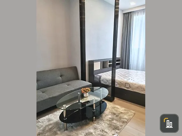 For rent, One 9 Five Asoke-Rama 9, partitioned room, 10th floor, high view, friendly price, must not miss this room.