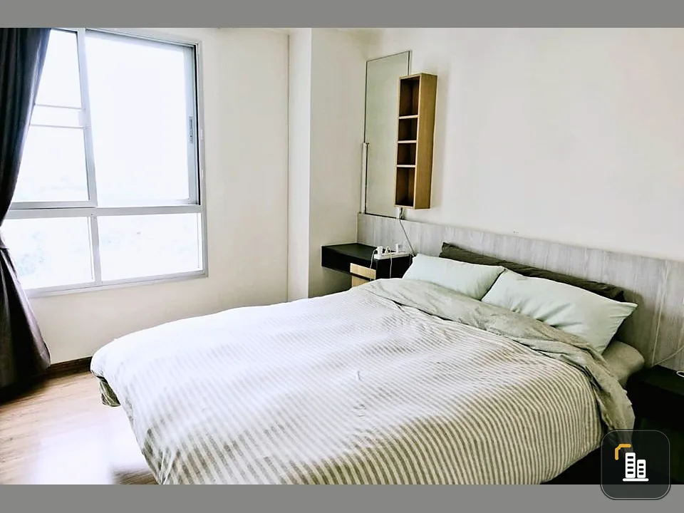 Condo for sale, U delight @ Hua Mak Station, 2 bedrooms, wide size, high floor, beautiful view, don't miss it.