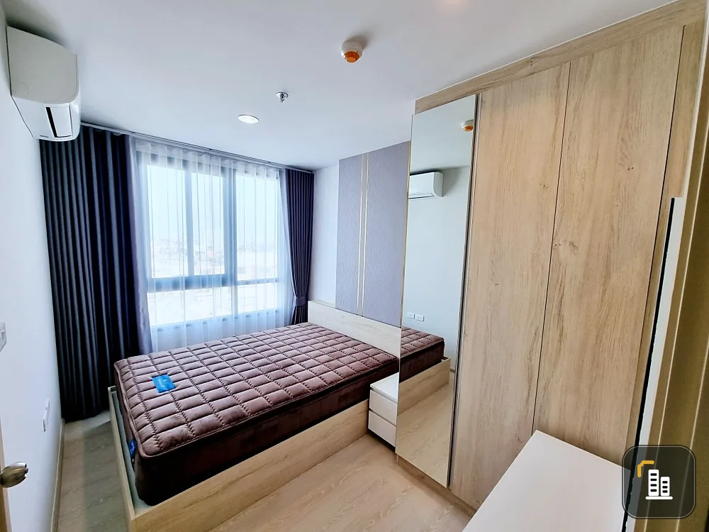 For rent, New Noble Ngamwongwan, 22nd floor, has a good view, good price, complete here Say you missed it and you will regret it.