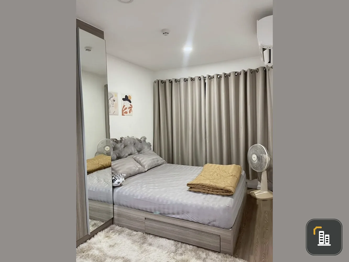 For rent, The Origin Phahon - Saphan Mai, 1 bedroom, adjustable sofa Good front loading washing machine. Book now.