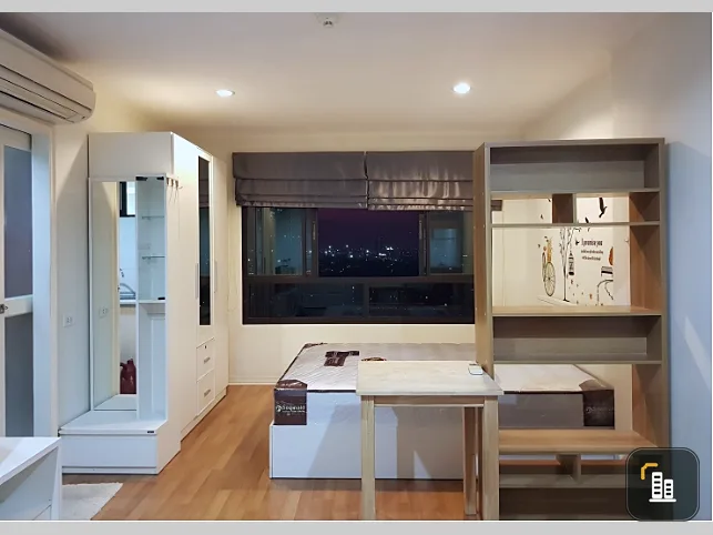 Condo for sale, Lumpini Place Phahon-Saphan Khwai. focus on clean white calls Simple decoration, but very inviting. If interested, hurry up.