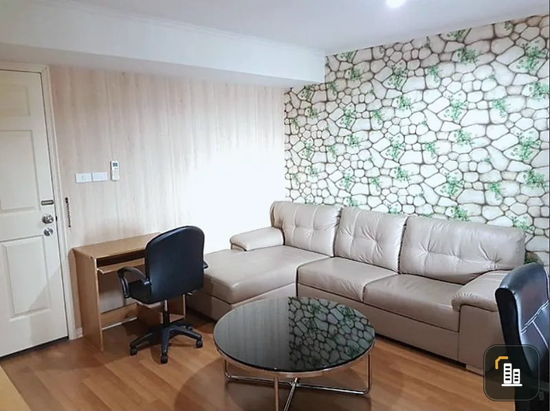 Condo 39 sqm, Lumpini Place Phahon Saphan Khwai project, 29th floor, building b, fully furnished, ready to move in.