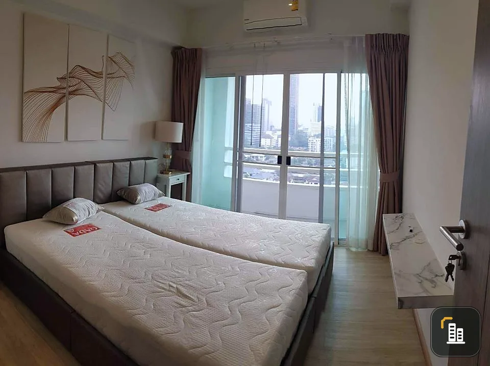 Thonglor Tower condo for sale, nice room, soft tone, wide size, comfortable, good price, don't miss it