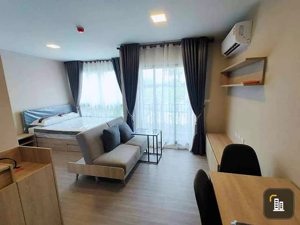 For rent, Dcondo Hideaway Rangsit, fully furnished room. Ready to move in immediately, book now, don't wait.