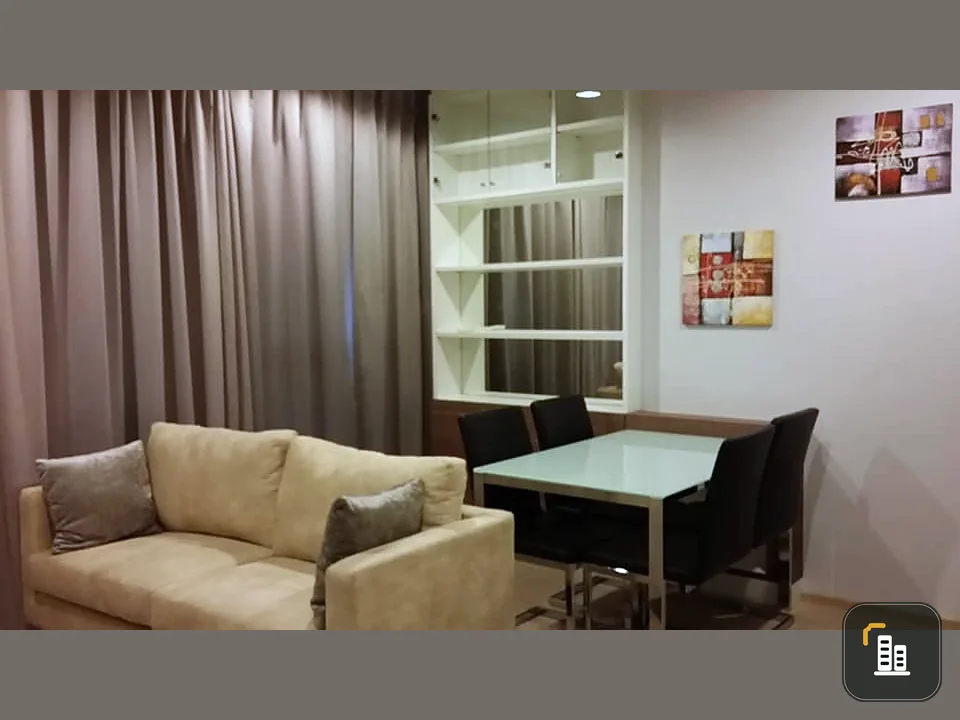 Condo for rent, Ideo Q Ratchathewi, 2 bedrooms, 1 bathroom, complete facilities The space is worth the money. Book now.