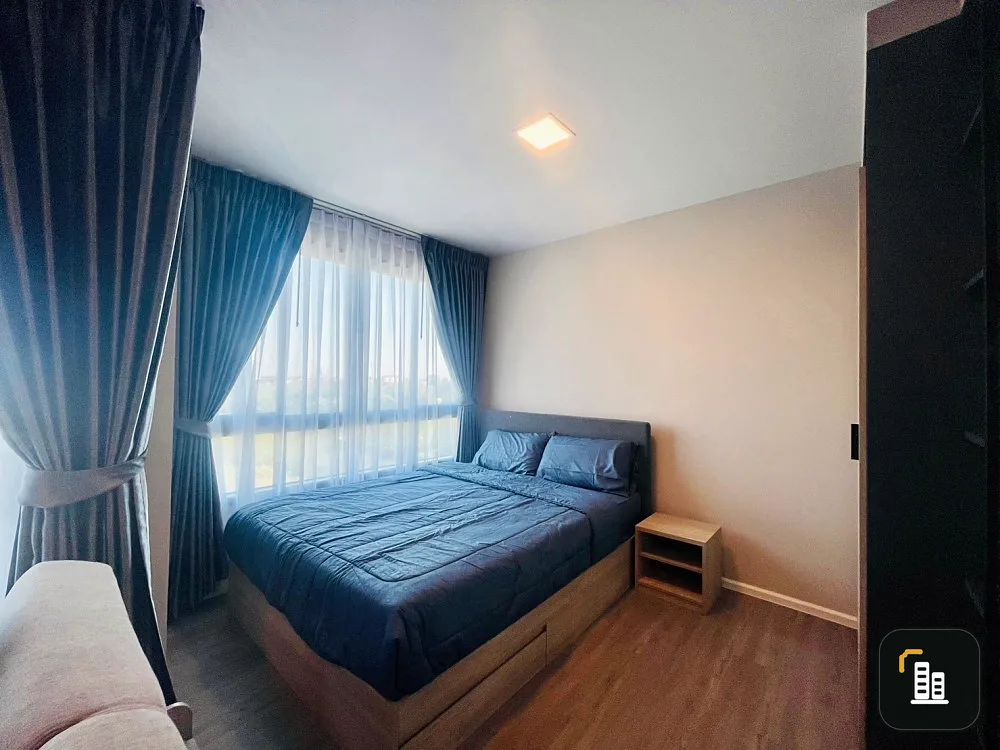 For rent, D Condo Hideaway Rangsit, new room, fully furnished, livable, hurry before it slips out, I can tell you don't miss it.