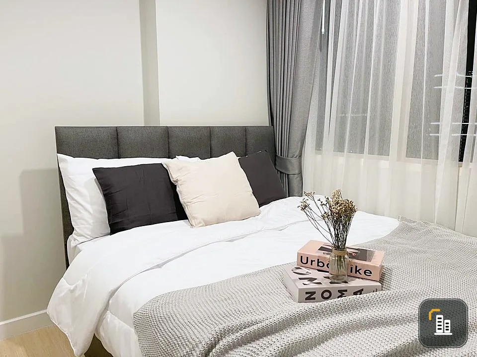 Condo for rent, Metro Sky Wutthakat, 25th floor, lots of usable space. Good atmosphere, very comfortable, book now, don't miss it.