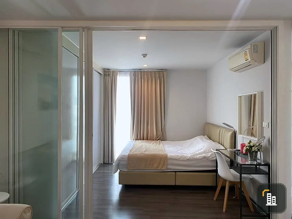 Condo for sale, Sari by Sansiri, beautifully decorated room, soft white tone, fully furnished, cute price, hurry to book