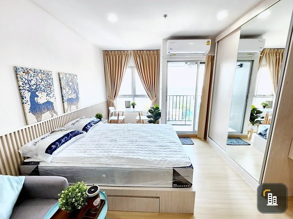 Condo for rent, Supalai Veranda Sukhumvit 117, nice room, proportional, 10th floor, beautiful view, good price, hurry to book