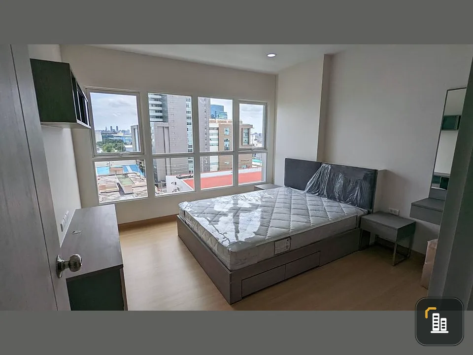 Condo for rent, Supalai Veranda Ramkhamhaeng, 8th floor, divided into perfect living space zones Plenty of room space, book now.