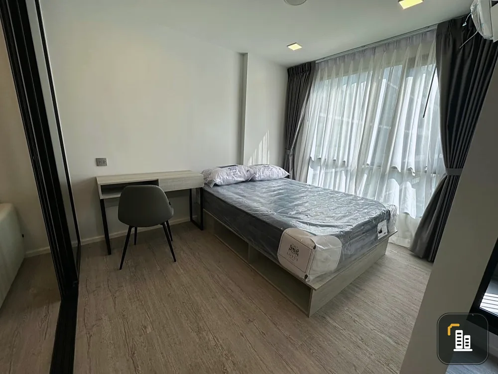 For rent, Kev Eva, 4th floor, garden view, airy room, inviting, complete with furniture and appliances, book now.