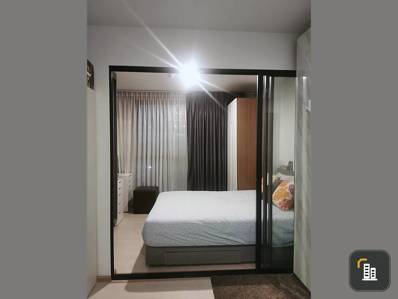 Sell The Excel Udomsuk, corner room with high privacy Full facilities. If interested, reserve now.