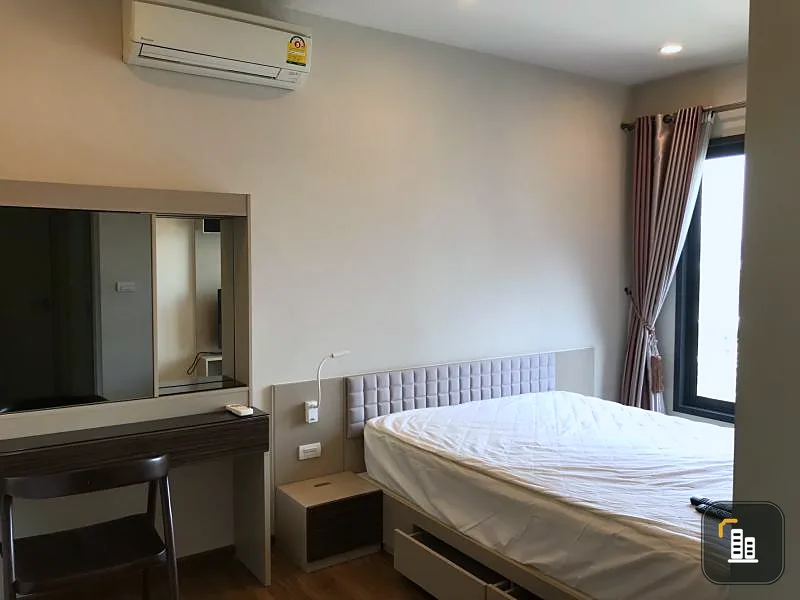 For sale, ONYX Phahonyothin, beautiful room, fully furnished, ready to move in Cool room, not hot, good location, worth the investment.