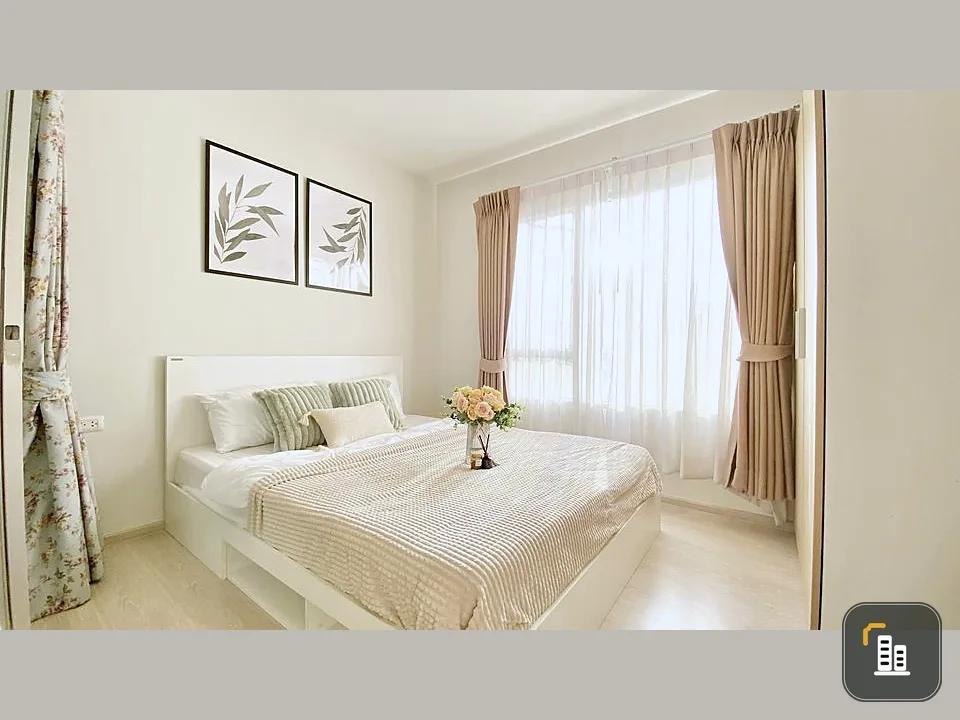 Sell Plum Condo Extra Rama 2, beautiful room, nice decoration View of the city without buildings Hurry up to reserve before you miss it.