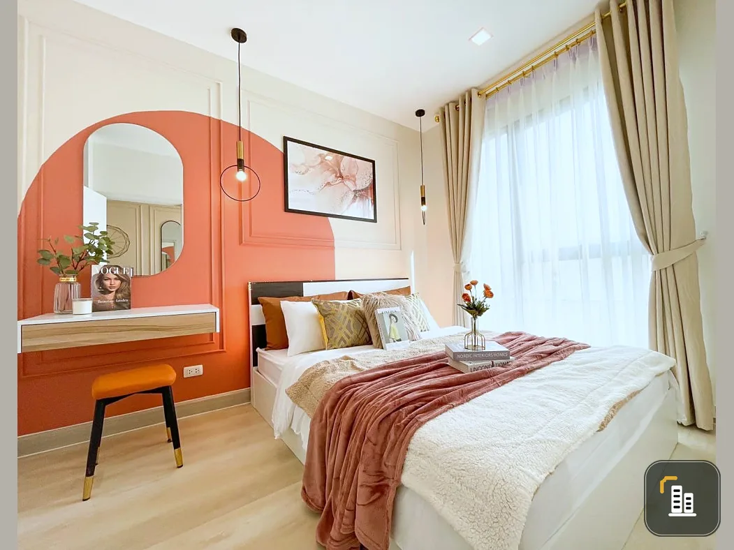 Condo for sale, The Privacy Ngamwongwan, 3rd floor, garden view, very good atmosphere. Beautiful decorated room, magnificent palace, book now