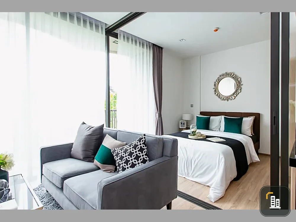 Condo for rent, Kawa House On Nut 77, beautiful room, good location, close to the train, convenient to travel, hurry up and book now!
