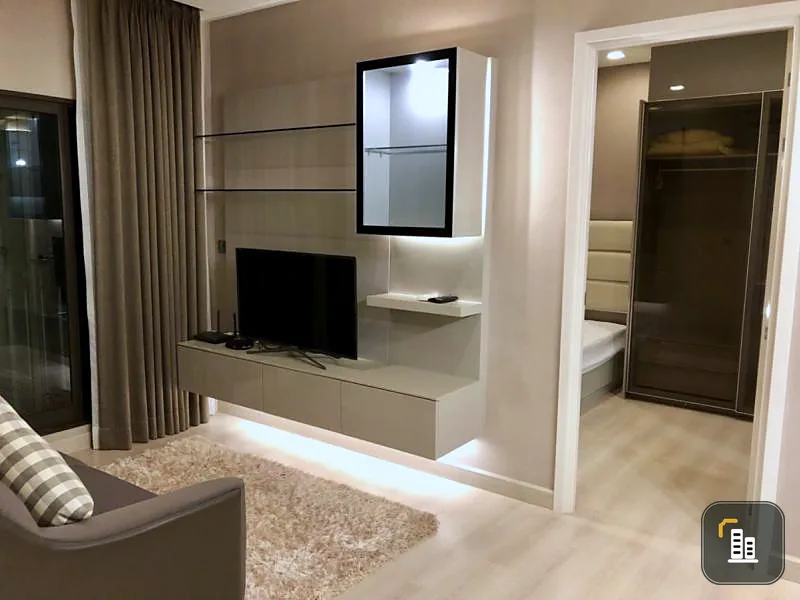For rent, The Signature by urbano, high floor, beautiful view, near BTS, very luxuriously decorated, hurry up