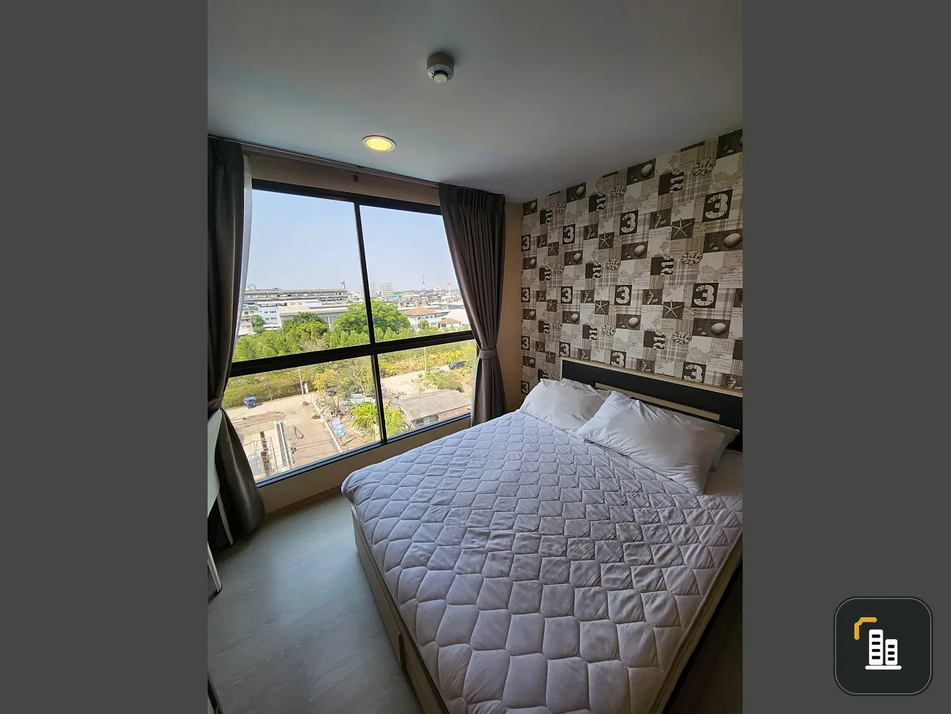 For sale, for rent, Condo The Excel Khu Khot, nice room, good size, fully furnished, 7th floor, beautiful view, great price, hurry and book now.
