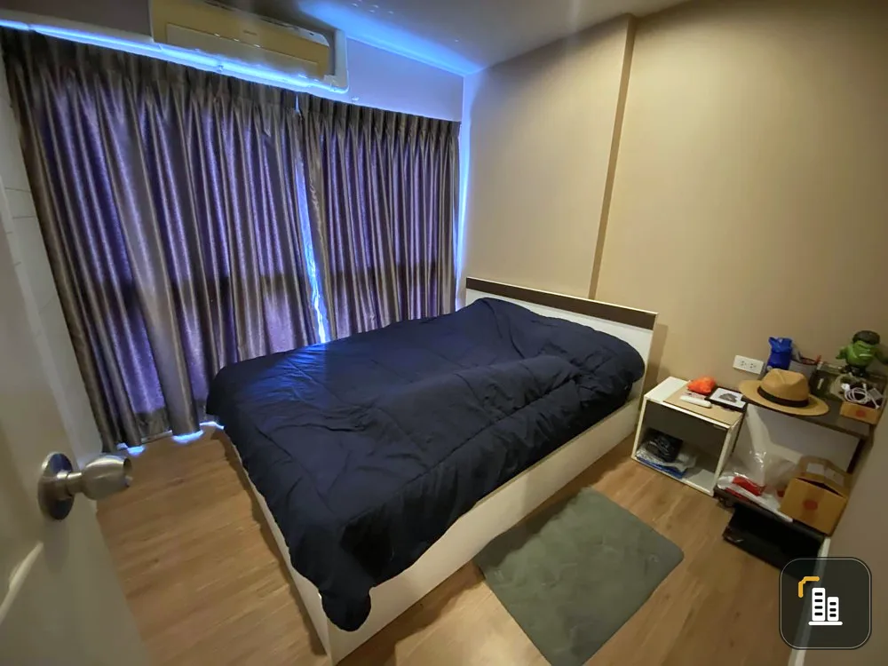 Sale, rent, Hallmark Ngamwongwan Condo, 1 bedroom, 1 bathroom, 2nd floor, Building D, complete equipment, hurry to book now.