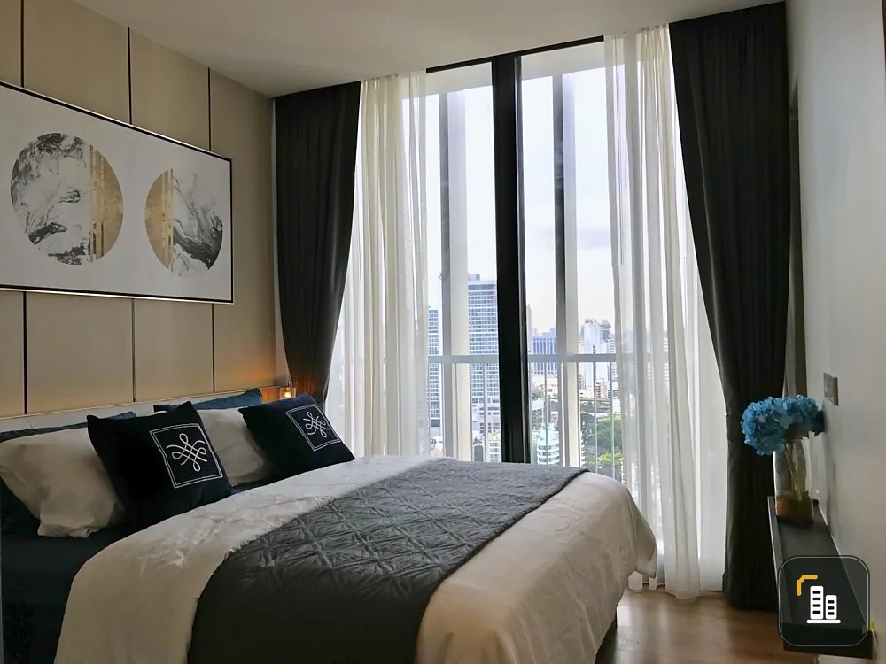 Sell Park 24 Origin, Phrom Phong, high class, very beautiful city view. The decoration room looks very stylish. Book now before missing