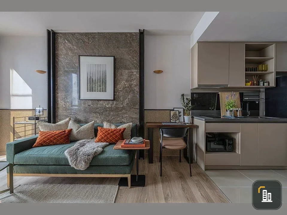 Oka Haus condo for rent, beautiful decoration, furniture, complete electrical appliances, say you must not miss it.