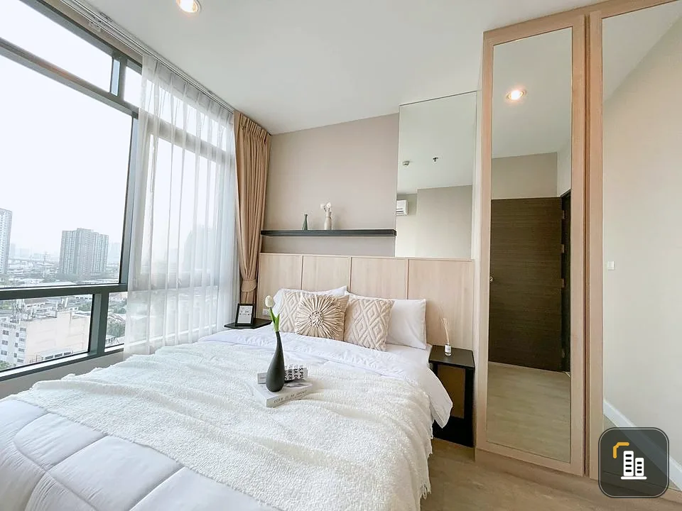 For rent, Metro Sky Prachachuen, white tone room, clean, eye-catching price, comes with complete facilities, book now.