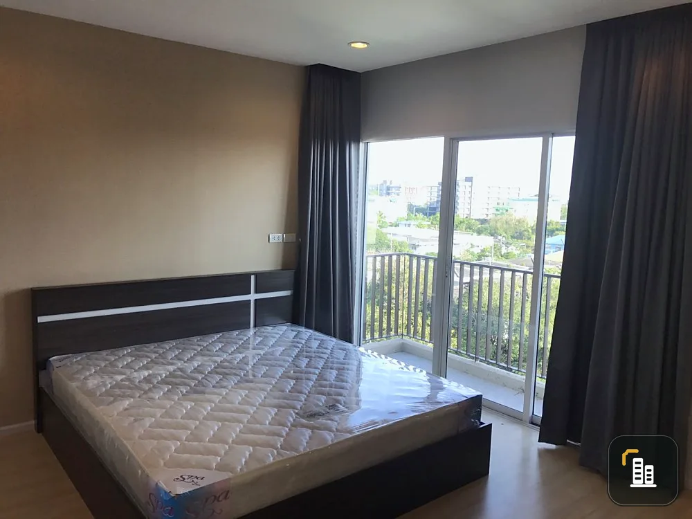 Selling Happy Condo Ladprao 101, 2 bedrooms, 2 bathrooms, complete facilities, can book now.