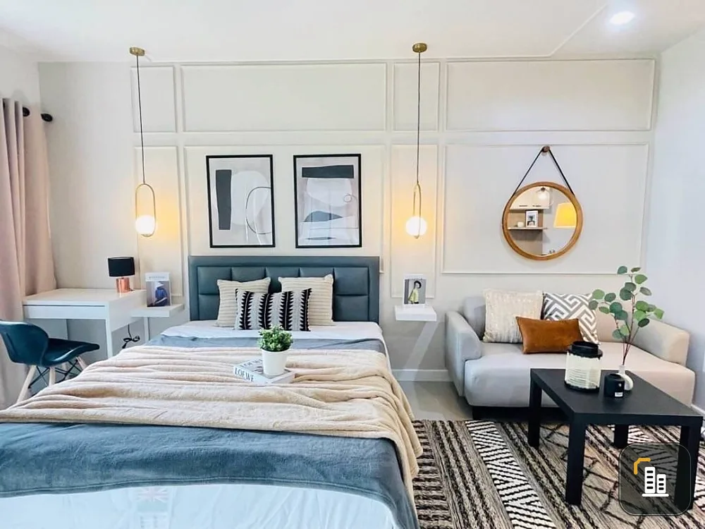 Sale, rent, Iris Avenue, On Nut - Wongwaen, pool view Fully decorated, beautiful, very nice, book now.