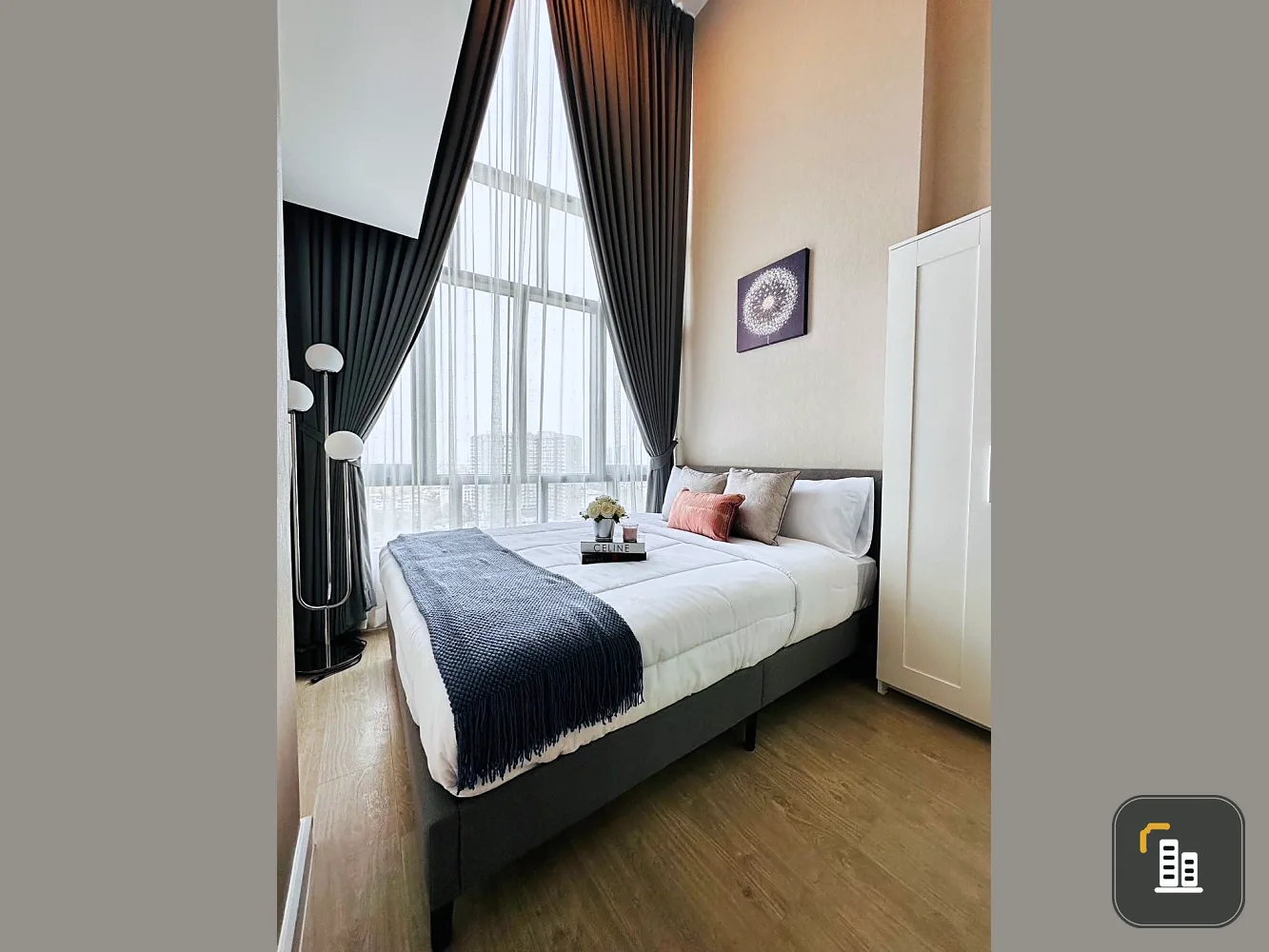 For rent, Metro Sky Prachachuen, nice decorated room, fully furnished, good electrical appliances. Hurry up to reserve now.