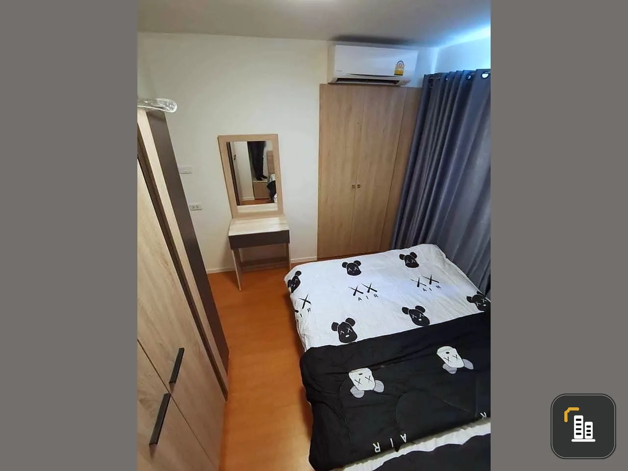 For sale, Lumpini Township, Rangsit, Khlong 1, 3rd floor, corner room, spacious room, nice to own, hurry up.