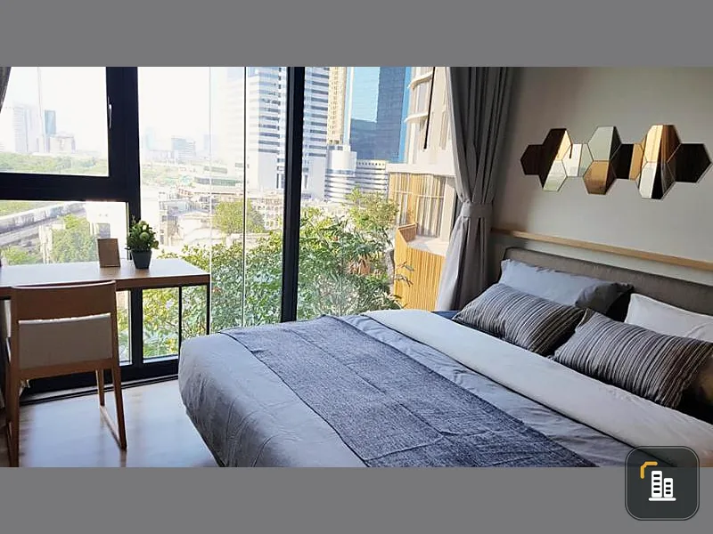 Sale Rent The Line Chatuchak - Mo Chit, pool view, fully furnished, 1 bedroom, 35 sq m.