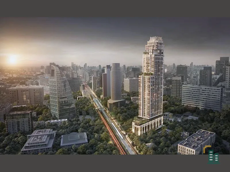 Sale down payment, Hyde Heritage Thonglor condo, unblocked view, convenient transportation, good location, hurry up