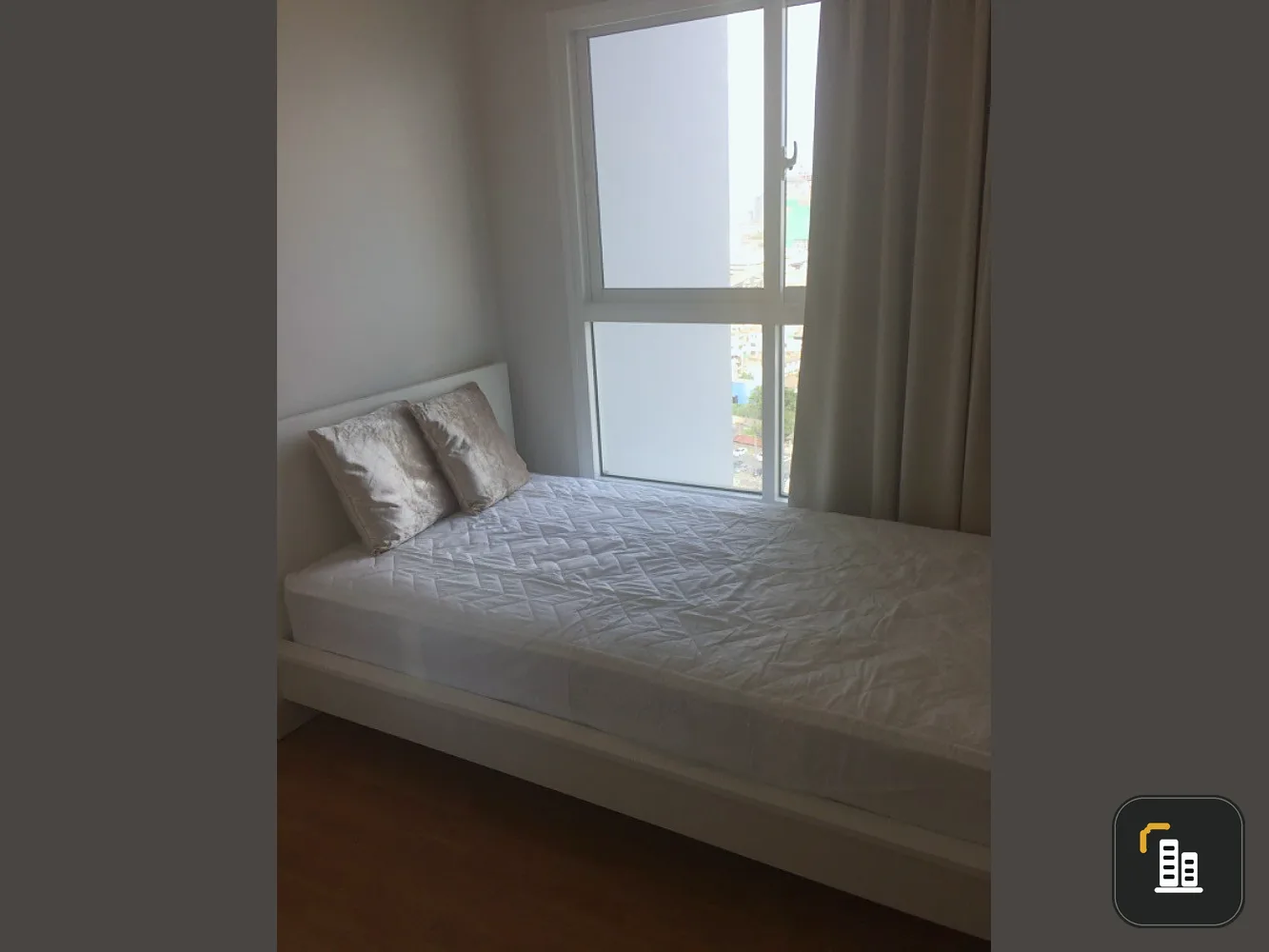 For sale, The Parkland Ratchada-Wongsawang, 2 bedrooms, 19th floor, private corner room, fully furnished, livable, reserve now.