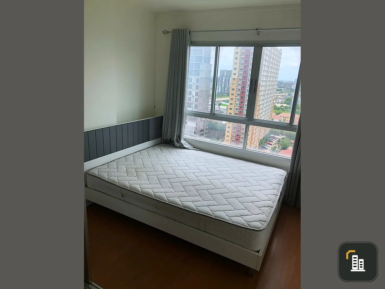 Condo for sale, Lumpini Park Rattanathibet - Ngamwongwan, Building B, 17th floor, fully furnished, beautiful city view, book now.