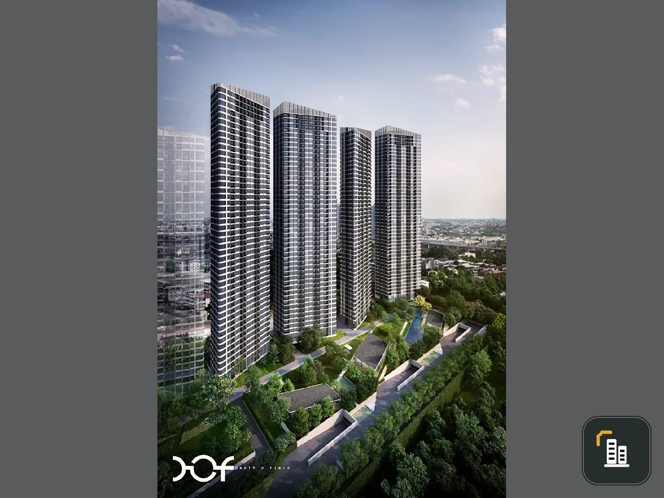 Sell down payment!! Sky Rise Avenue Condo, Sukhumvit 64, Floor 25, Building D, Condo, good location, convenient transportation, hurry up and book now!
