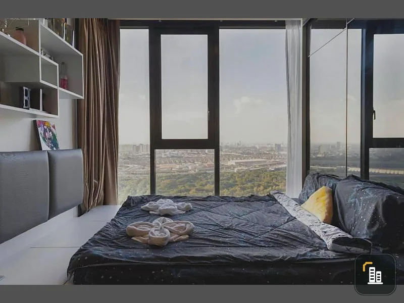 For rent, The Line Jatujak, fully furnished, ready to move in, beautiful room, good location, with both BTS, MRT It doesn't get any more convenient.