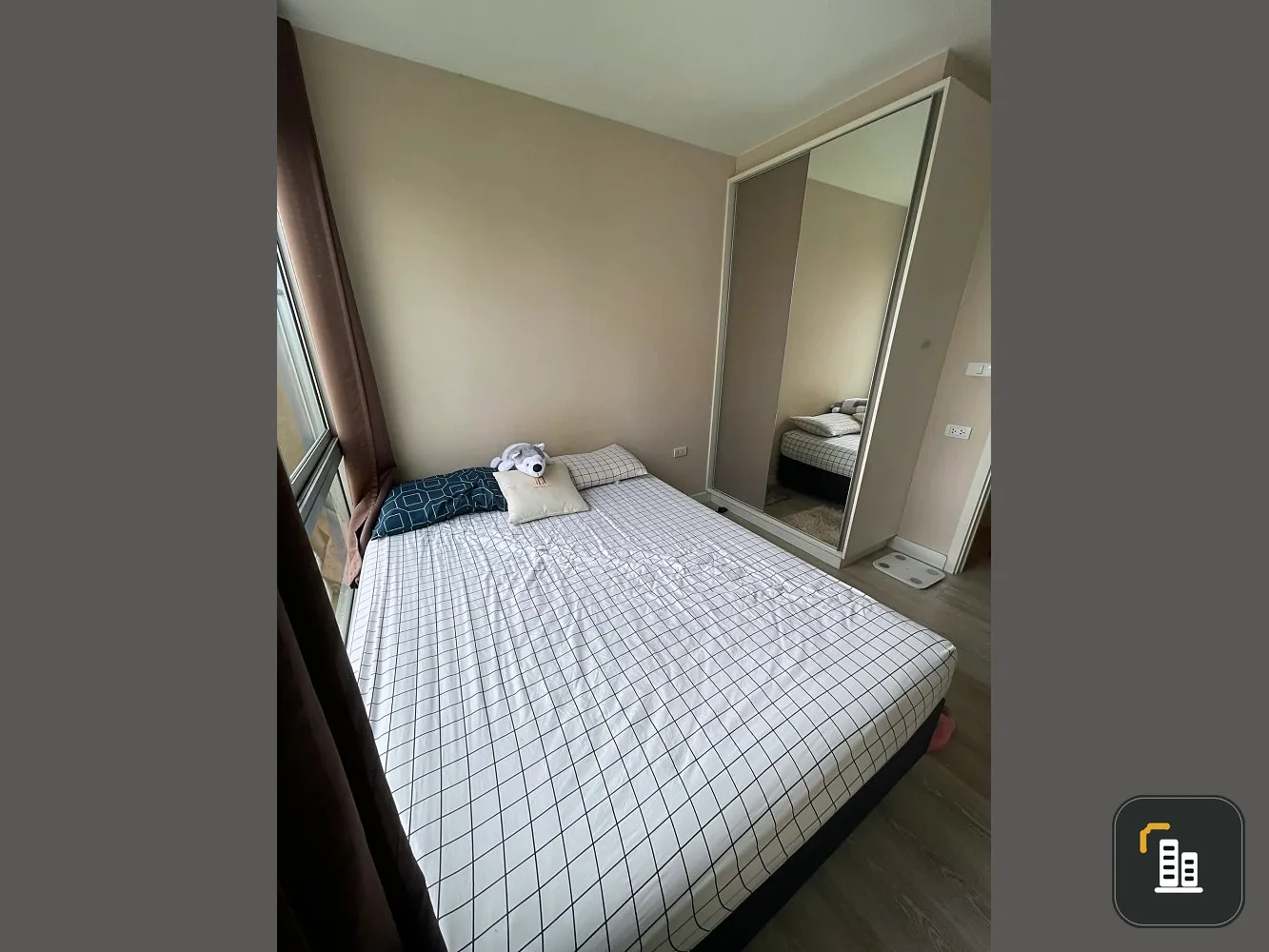 For sale, rent, Metro Luxe Kaset, 8th floor, Building A, beautiful room, inviting, comes with full decoration, book now, hurry up.