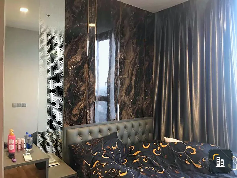 For Sale The Line Chatuchak-Mochit Beautiful built-in room, unique style, good location, near BTS, MRT Chatuchak, interested urgently.