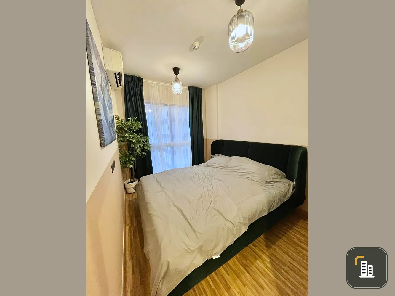 For sale, The Iris Bang Yai, 4th floor, spacious room, beautifully decorated, ready to move in immediately, hurry up and buy it, don't want to miss it