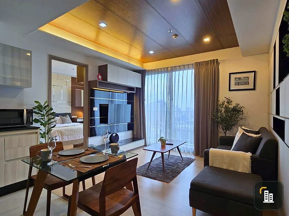 Condo for sale, rent, HQ Thonglor, high floor, good size, good atmosphere, suitable for relaxation