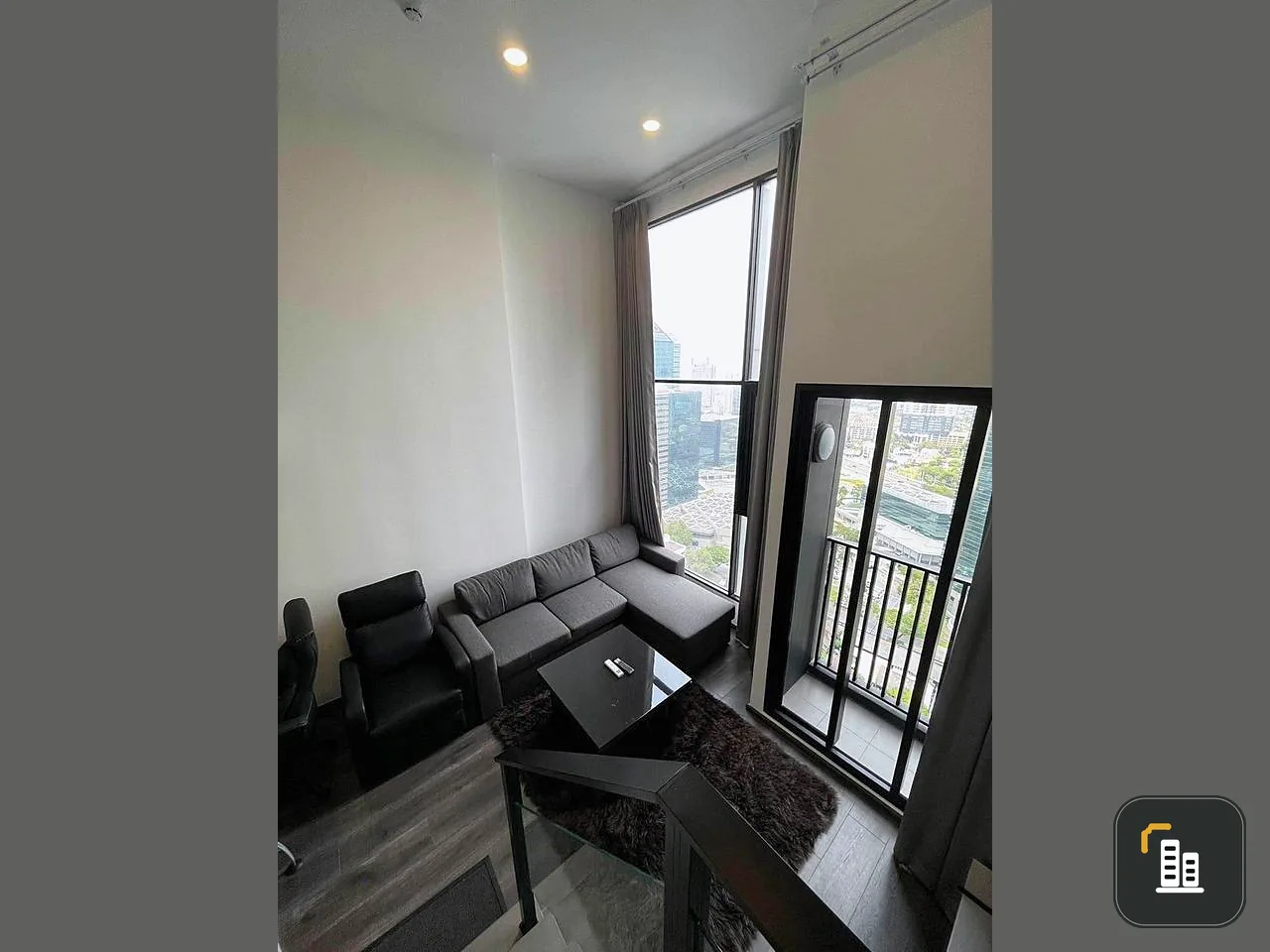 Condo for sale or rent, Knightsbridge Space Ratchayothin, DUPLEX room, fully furnished, very nice, miss it, book now.