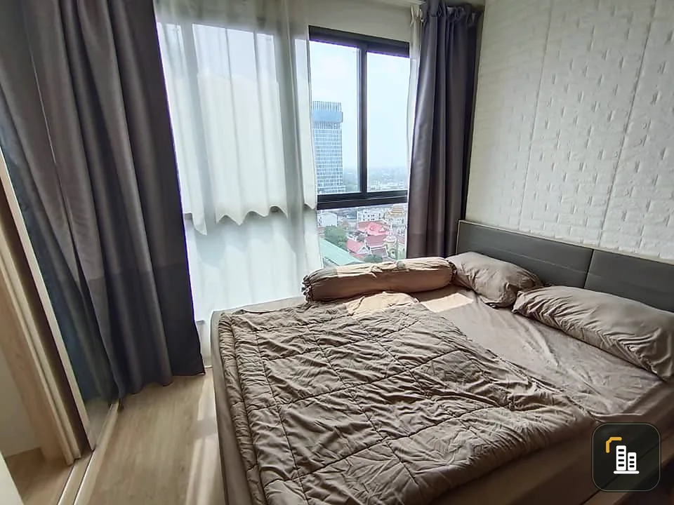 For rent, Ideo O2, 16th floor, pool view, spacious room, comfortable, fully furnished, ready to move in, book now, don't miss it.